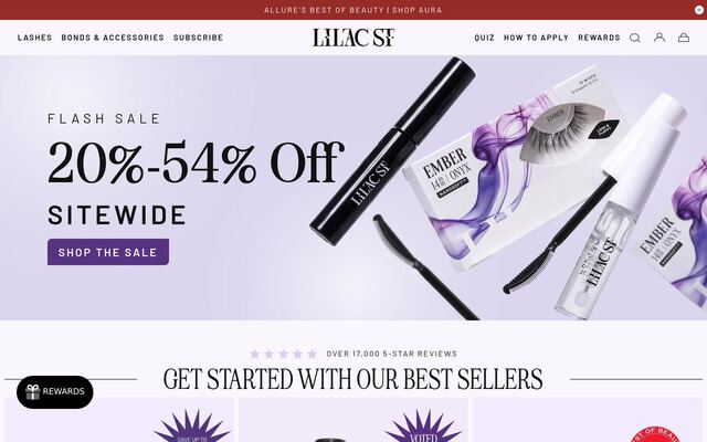 Lilac St. The Lash Club homepage