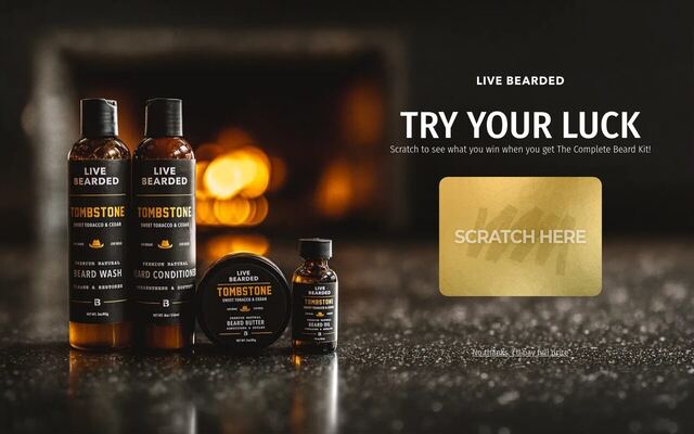 Live Bearded homepage