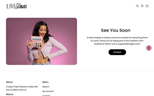 LiveGlam Polish Me homepage