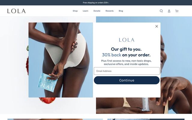 LOLA homepage