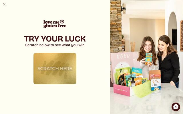Love Me Gluten Free homepage