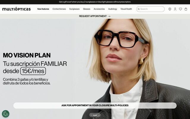 MÓ Vision Plan (Multiópticas) homepage