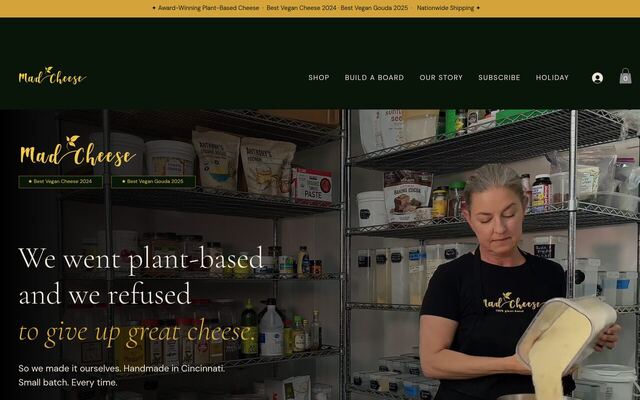 Mad Cheese homepage