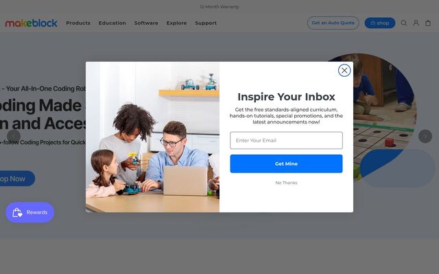 Makeblock NextMaker Box homepage