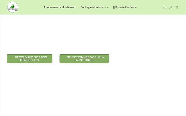 MaMontessoriBox homepage