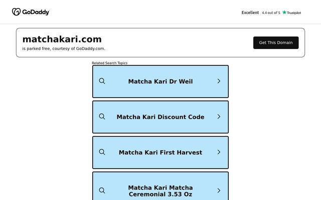 Matcha Kari homepage