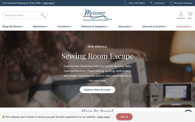Meissner Sewing & Crafting Subscription Box homepage