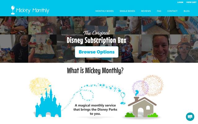 Mickey Monthly homepage