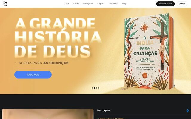 Minha Biblioteca Católica homepage