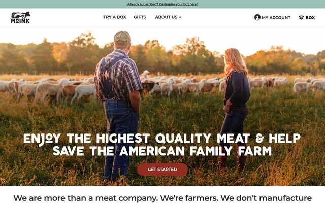 Moink homepage
