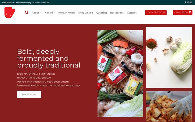 Mr Kimchi homepage