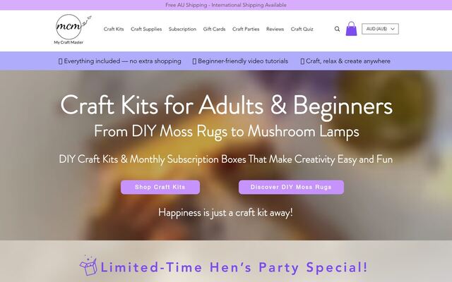 My Craft Master homepage