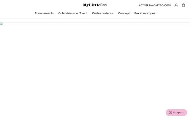 My Little Box homepage