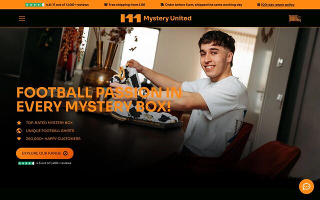 Mystery United homepage