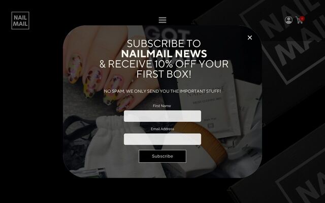 NAILMAIL homepage