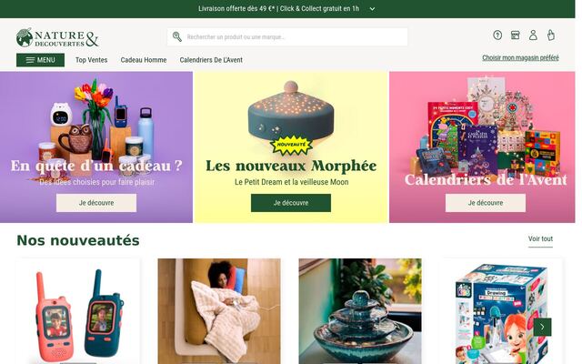 Nature & Découvertes Coffret Terroir subscription homepage