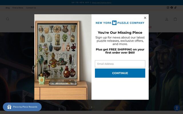 New York Puzzle Company Passionate Puzzlers Club homepage