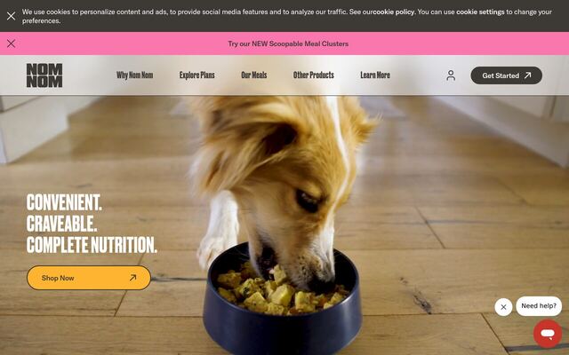 Nom Nom homepage