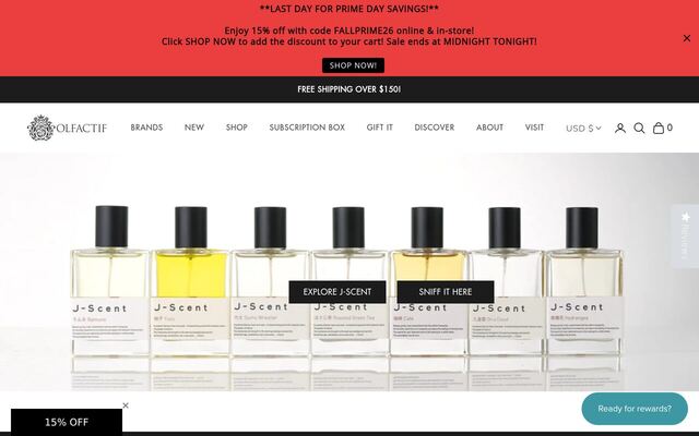 Olfactif homepage