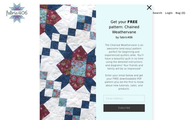 Patchwork Parcel homepage