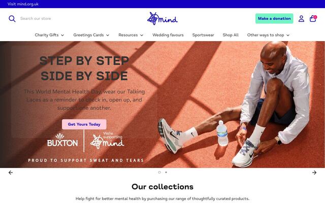 Pause by Mind homepage