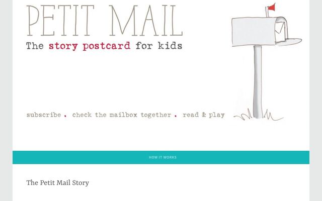 Petit Mail homepage