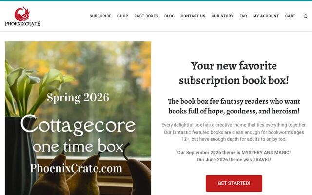 PhoenixCrate homepage