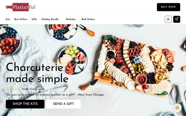 Platterful homepage