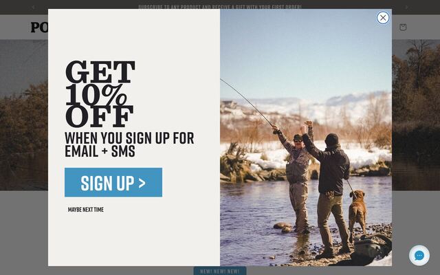 Postfly Box homepage