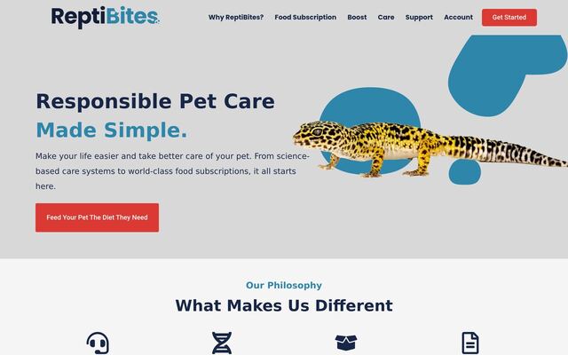 ReptiBites homepage
