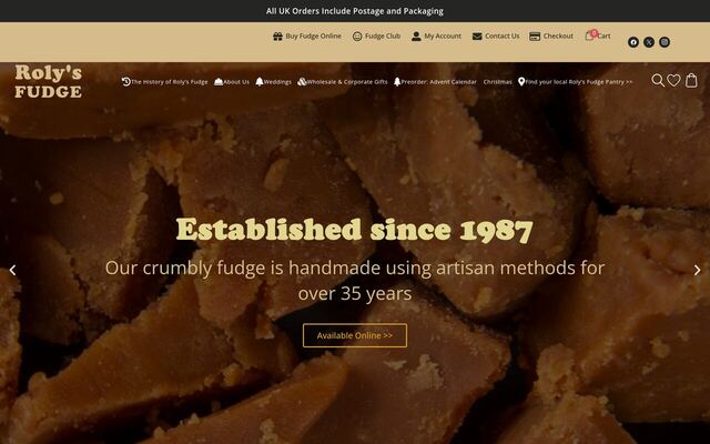Roly's Fudge Club homepage