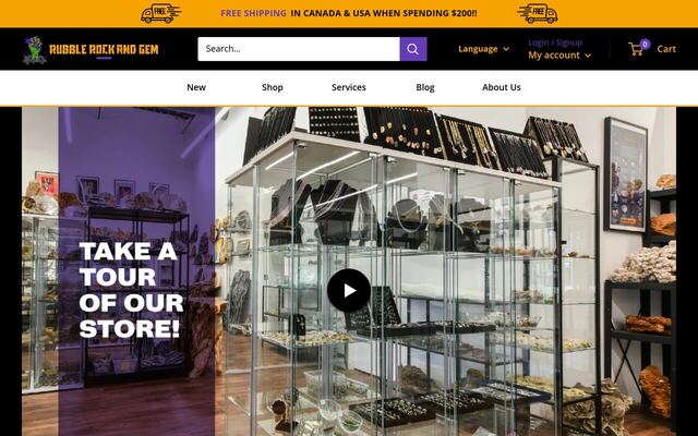 Rubble Rock and Gem – Monthly Rock Box homepage
