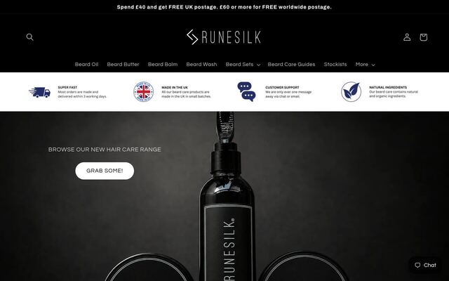 Runesilk (The Beardmail Box) homepage