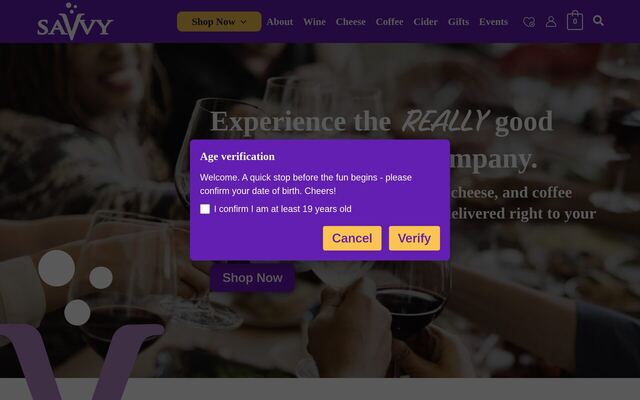 Savvy Cool Curds (Savvy Company) homepage
