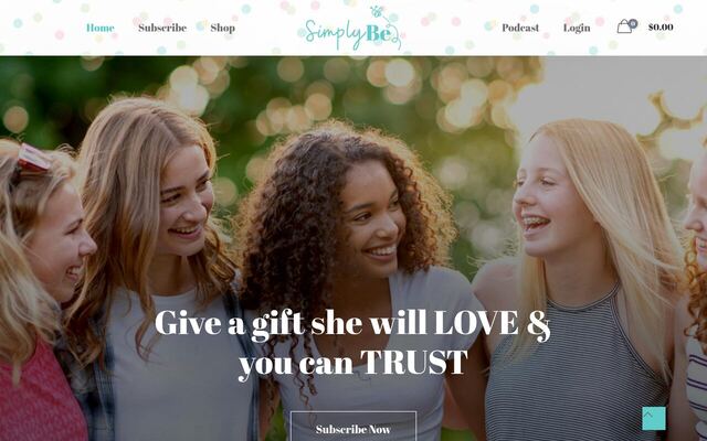 Simply Be Box homepage