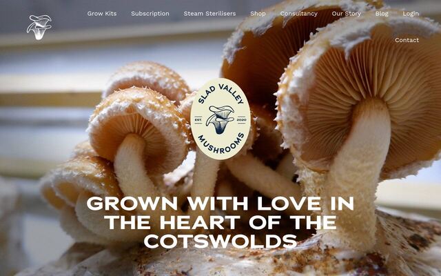 Slad Valley Mushrooms – Grow Kit Subscription homepage