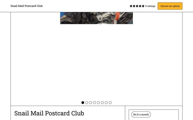 Snail Mail Postcard Club (MotoCassidy) homepage