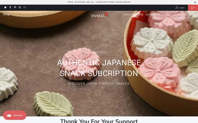Snakku homepage