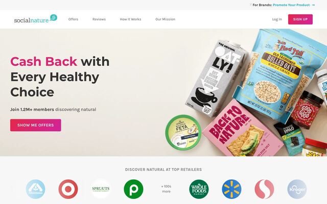 Social Nature homepage