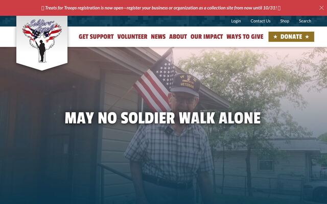 Soldiers' Angels (Adopt-A-Service-Member) homepage