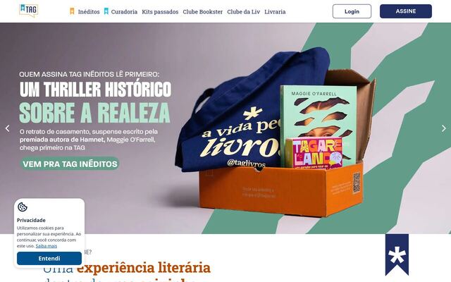 TAG Livros (TAG Experiências Literárias) homepage