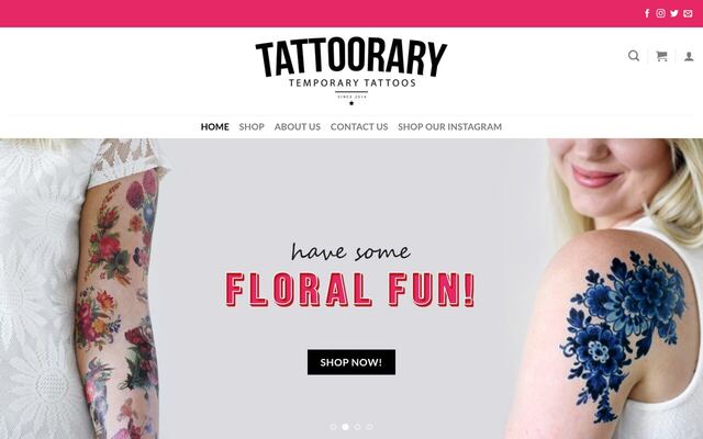 Tattoorary homepage