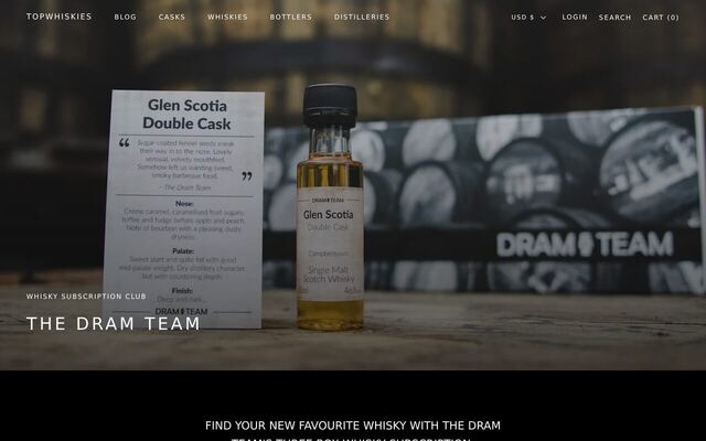 The Dram Team homepage