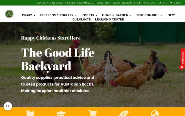 The Good Life Backyard Poultry Pack Monthly Subscription homepage