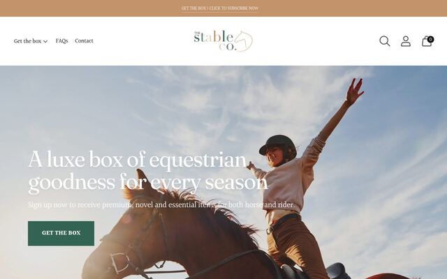 The Stable Co homepage