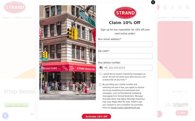 The Strand Book HookUp: Sci-Fi & Fantasy homepage