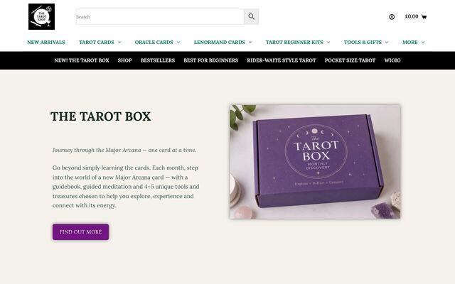 The Tarot Box (The Tarot Shop UK) homepage