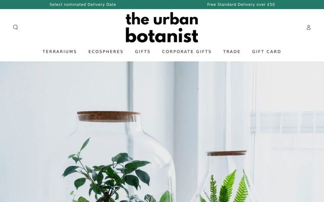 The Urban Botanist – Succulent & Bonsai Subscription homepage