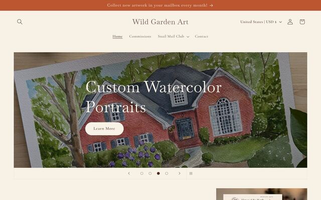 The Wild Garden Art Club homepage