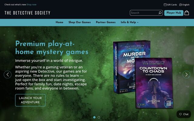 The Detective Society homepage
